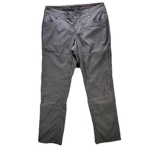 Kuhl Pants Womens 12 Gray Straight Leg Hiking Outdoors Stretch Legendary Cargo